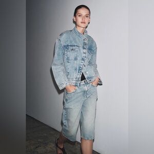 Zara Crossover Denim Jacket